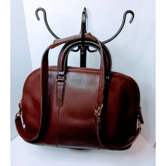 Vintage Coach 90s Bancroft Brief  XL Satchel - Picture 2 of 11